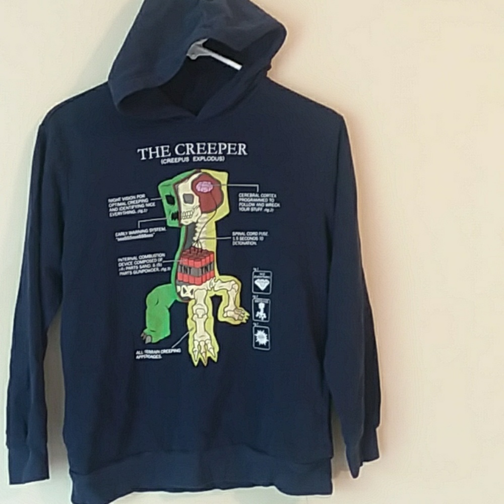 XL zombie HOODIE 14/16 TOP super cute